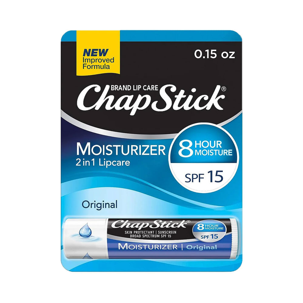 Bálsamo labial Chapstick Moisturizer Lip Care 2 en 1 FPS 15