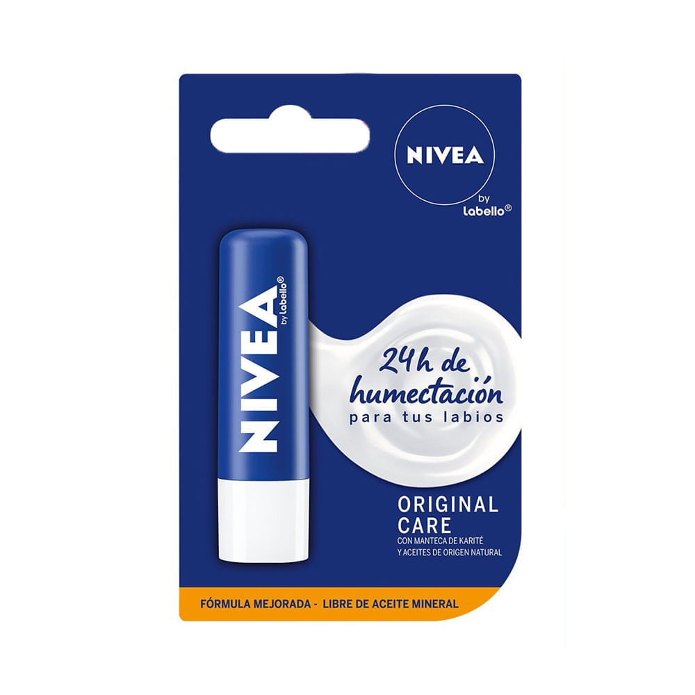 Protector labial Nivea Lip Care Original Care