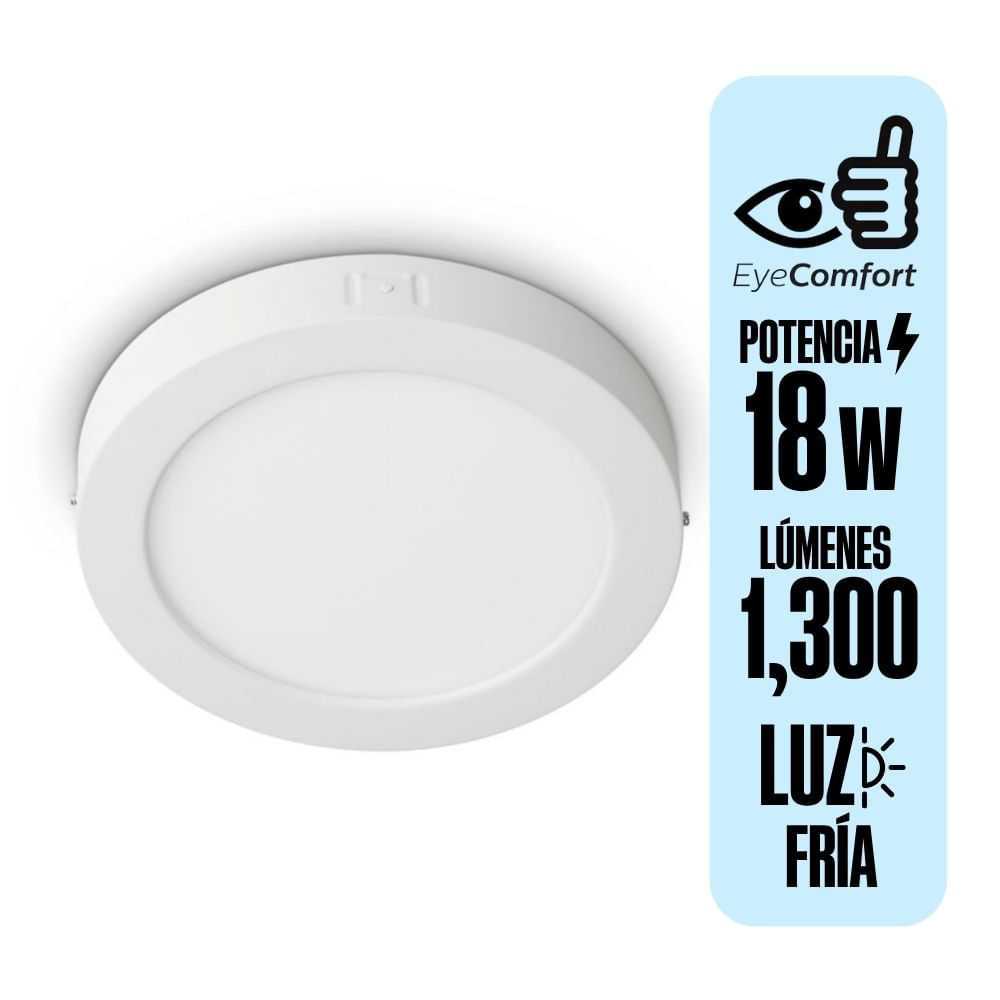 Downlight LED Philips Modelo DL252 18W Blanco Luz Fría
