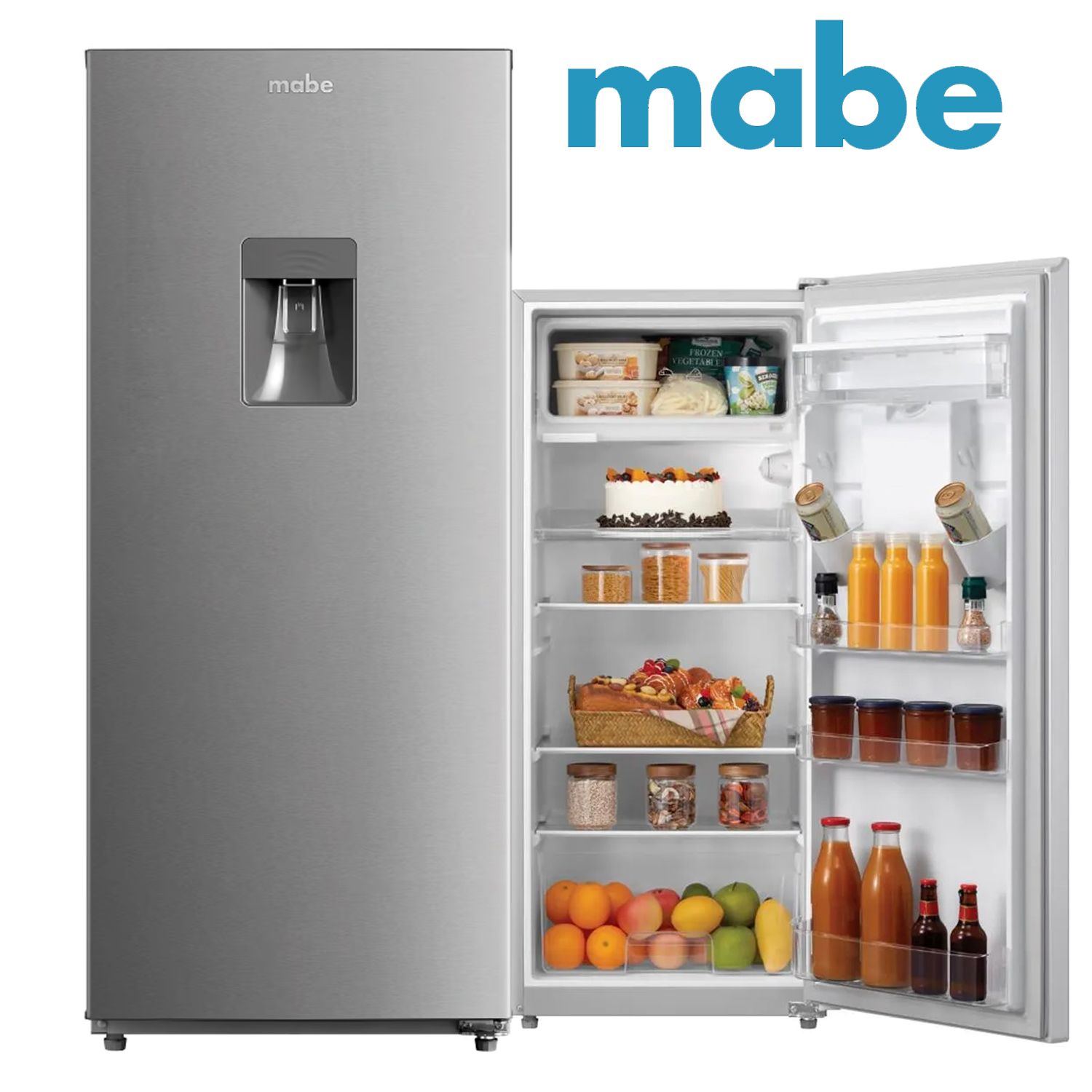 Refrigeradora Monopuerta 187 L Netos Inox RMU202PXPRS1-Mabe