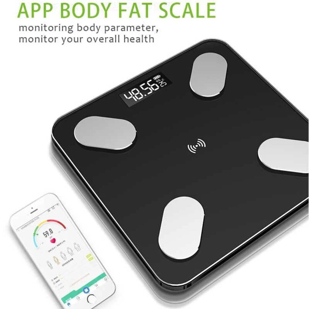 Balanza Peso Corporal Digital Inteligente Bluetooth 180kg