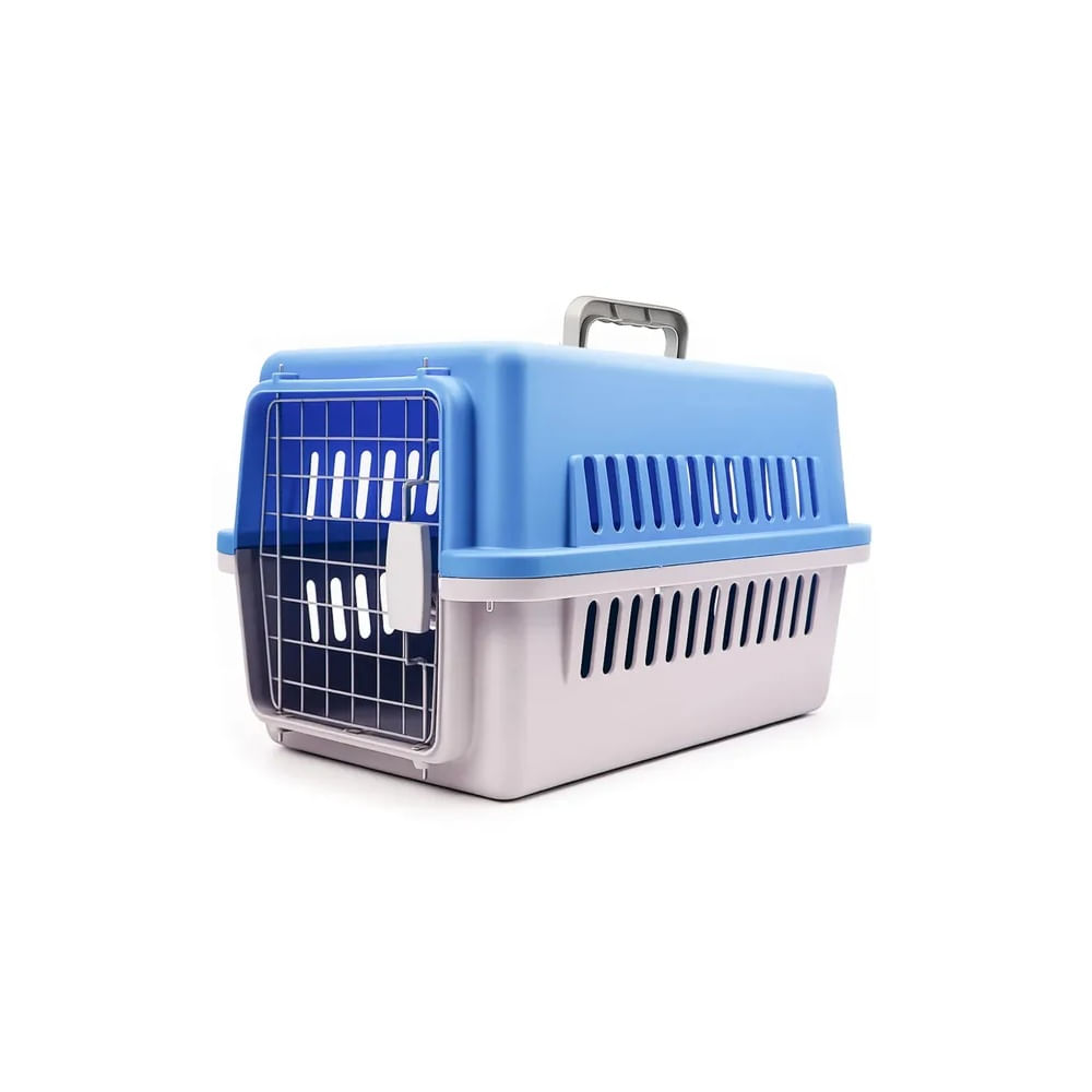 Kennel L50 Celeste - Transportador Para Mascotas