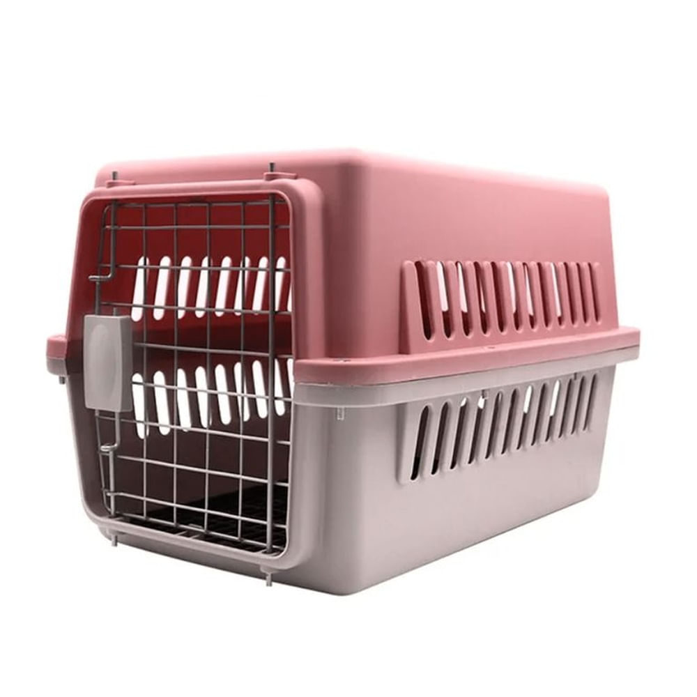 Kennel L50 Rosado - Transportador Para Mascotas