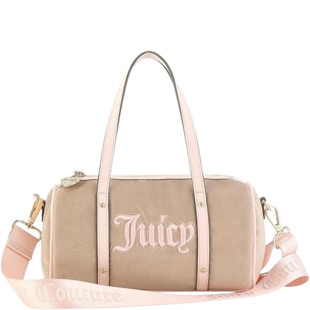 MINI CARTERA CROSSBODY JUICY BEIGE CON ROSADO