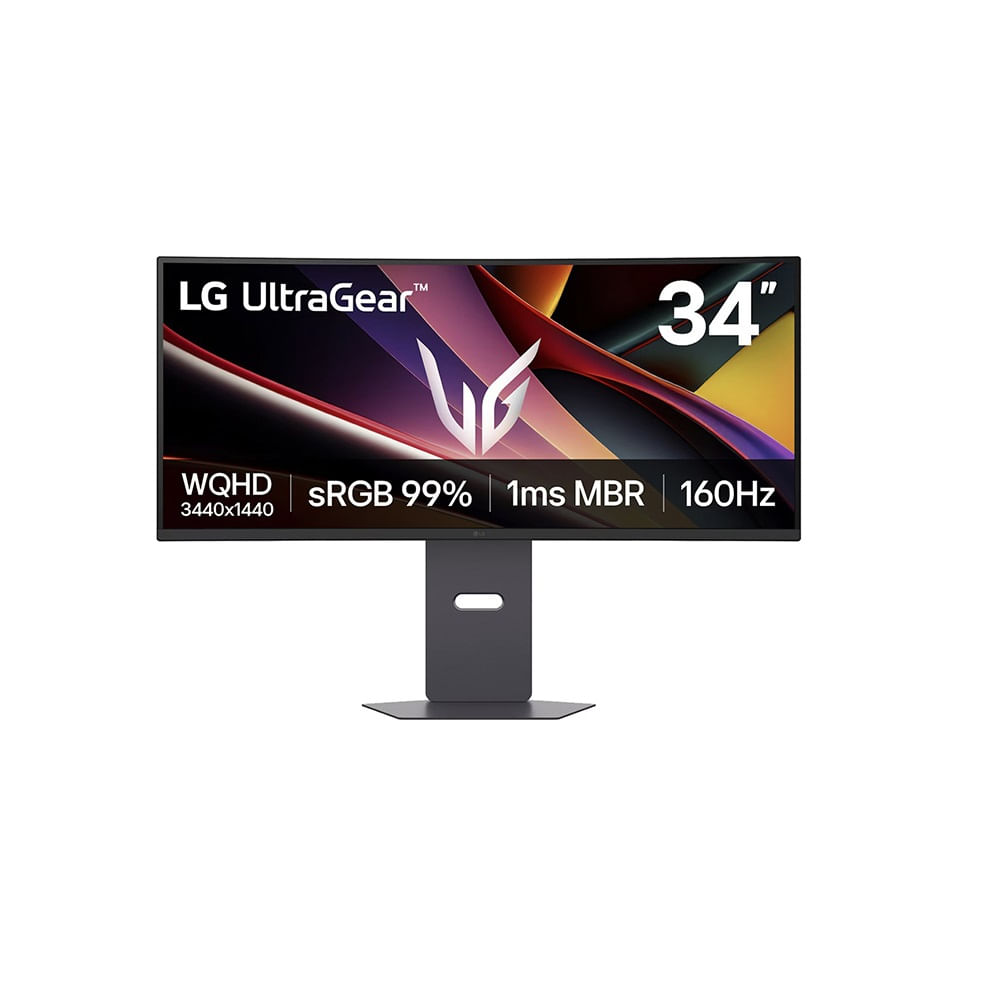 Monitor Curvo LG UltraGear 34G600A-B G6 34 Pulg WQHD VA 160Hz 1ms MBR HDMI DP Headphone-out