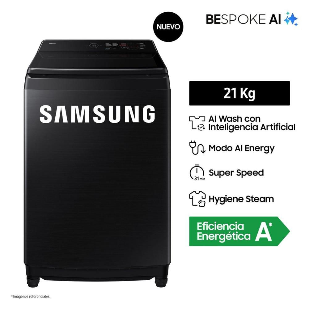 Lavadora AI Wash Ecobubble 21KG WA80F21B9BPE