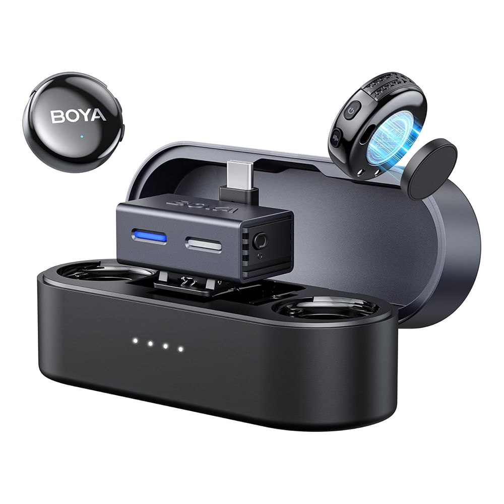 BOYA Boyalink3 Micrófono inalámbrico USB C 2TX 3RX