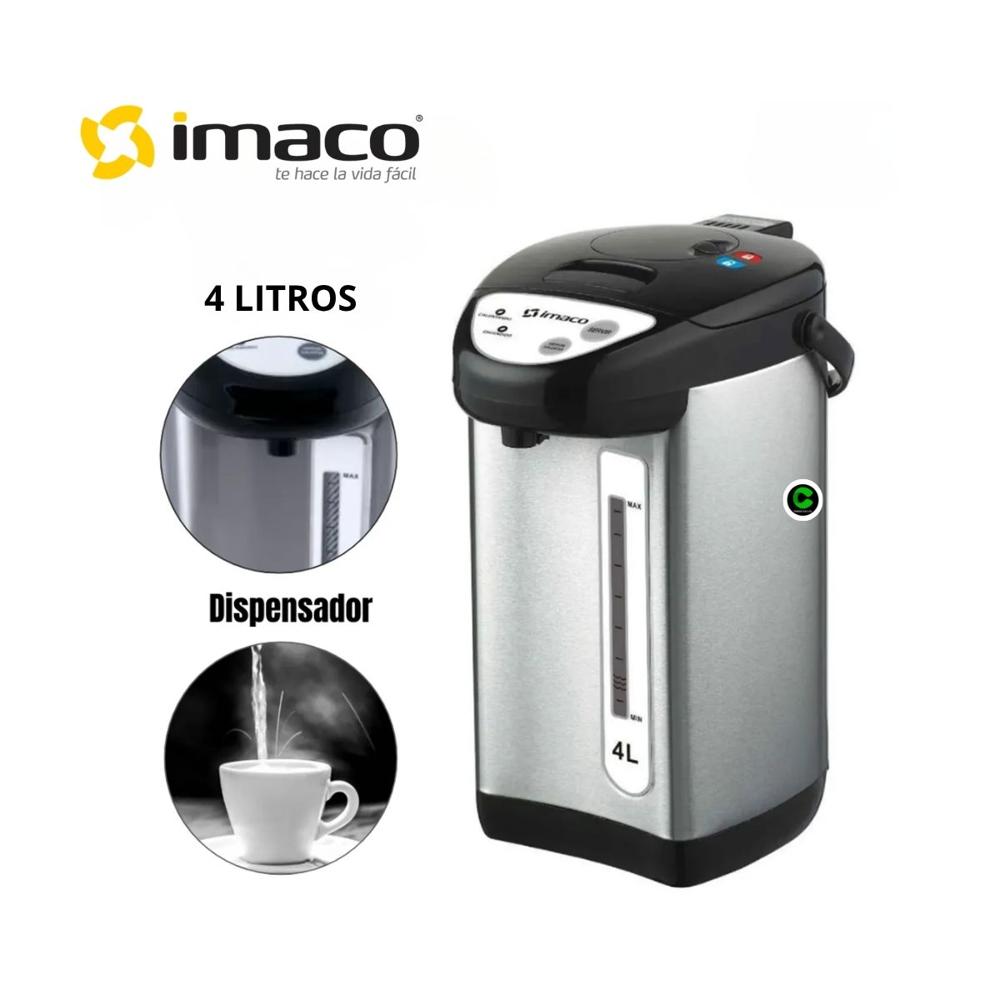 Termo Hervidor Eléctrico Imaco 4lts con Dispensador TP4050SS Acero inoxidable