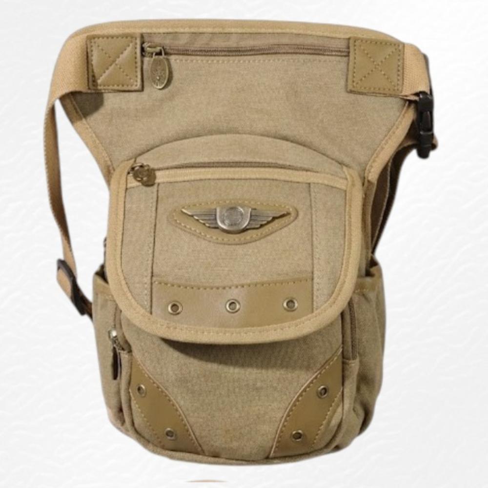 MORRAL PECHERA PARA HOMBRES CAQUI 4 BOLSILLOS