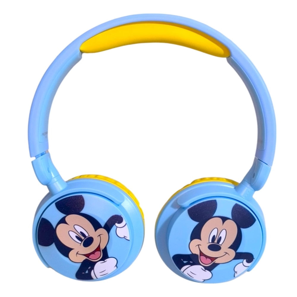 AUDÍFONOS ROMAX INALÁMBRICO LICENCIADO DISEÑO MICKEY MOUSE NIÑOS