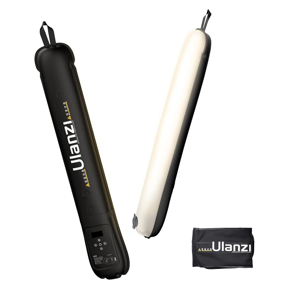 Ulanzi UA12 Tubo de Luz Inflable Bicolor 12W LED 2700K-6500K Magnético y Recargable