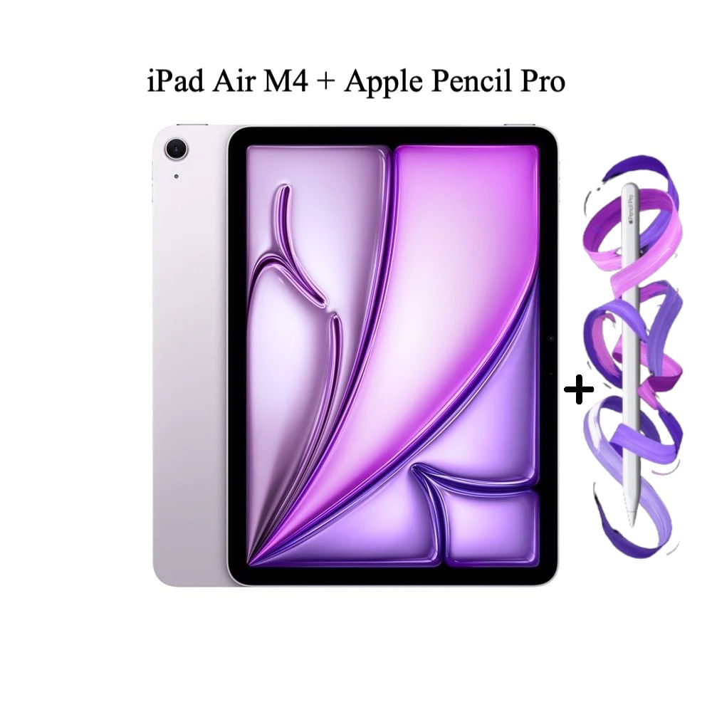 iPad Air 11"" Chip M4 WiFi 128GB Purple + Apple Pencil Pro