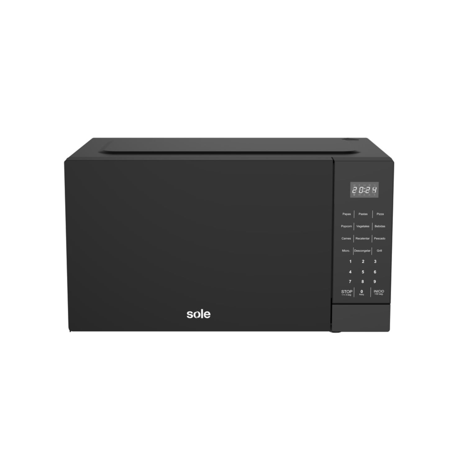 Horno Microondas Sole 3120SOLHOM003 21L Multifuncional 3 en 1 Negro