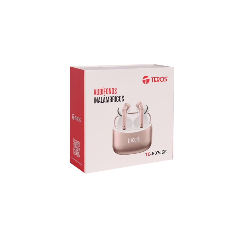 AURICULARES INALÁMBRICOS TEROS TE-8074GR BLUETOOTH 5.3 TWS