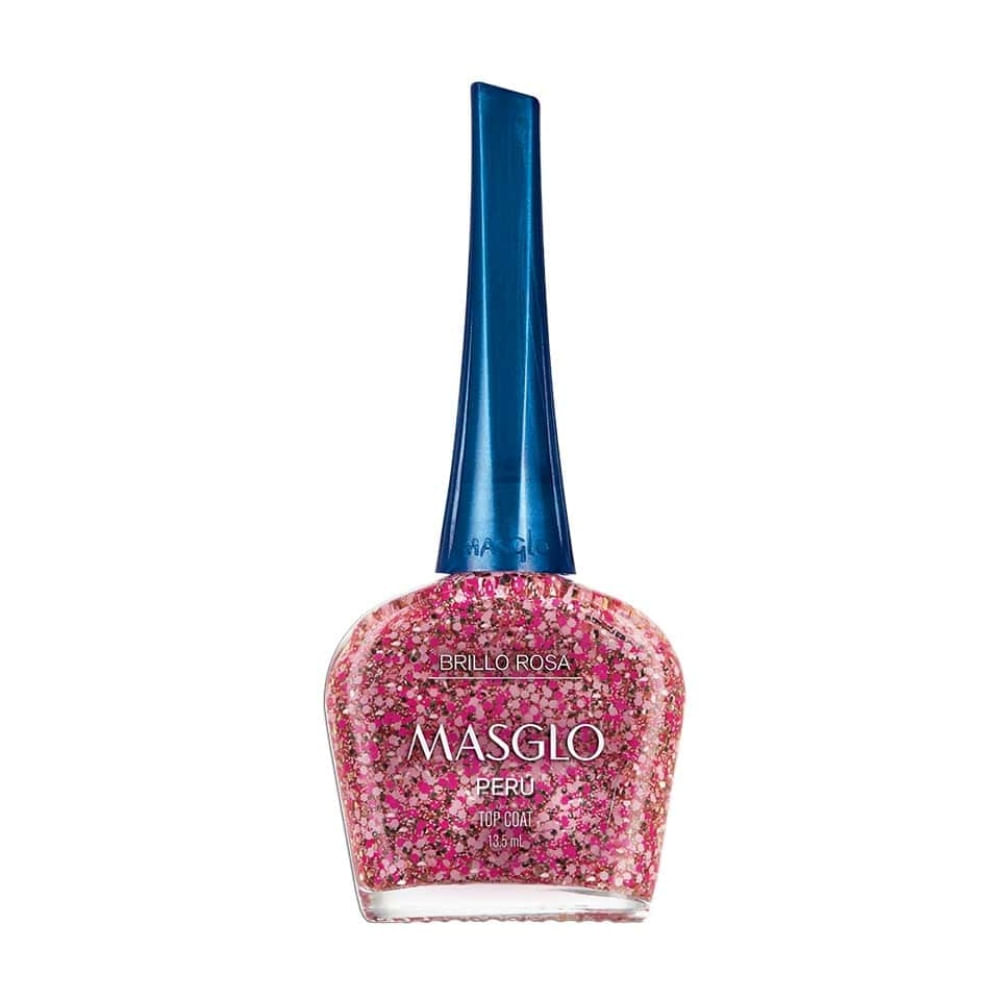 Brillo Rosa de Uñas Masglo Top Coat