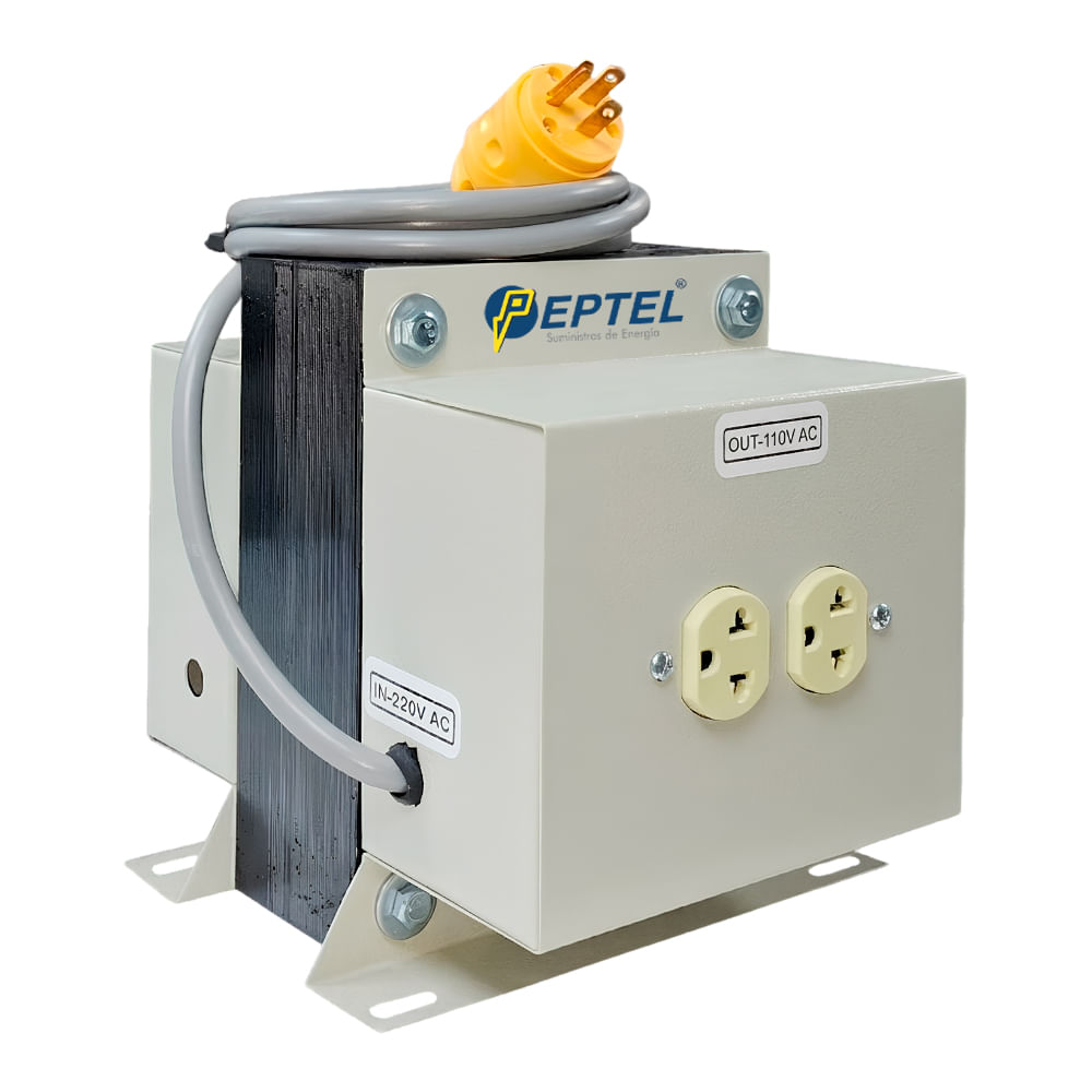 Transformador de Aislamiento 220V a 110V 1500 Watts - PEPTEL