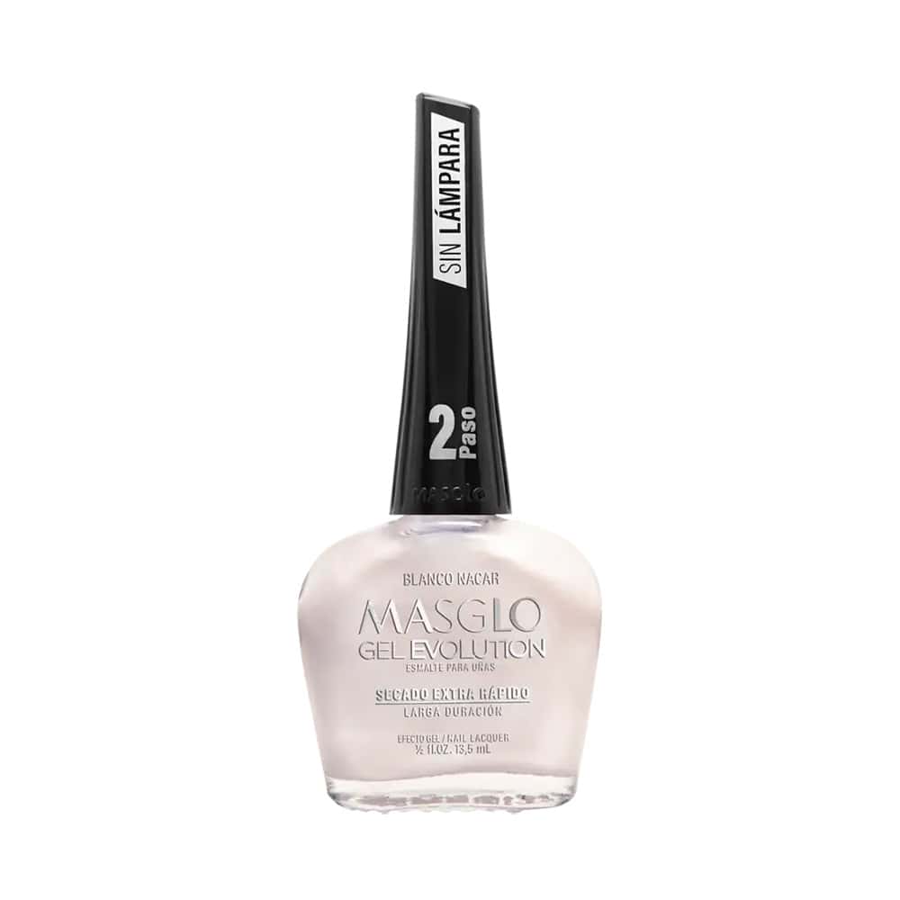 Esmalte para Uñas Masglo Gel Evolution Blanco Nacar Esmalte para Uñas Masglo Gel Evolution Blanco Blanco Nacar