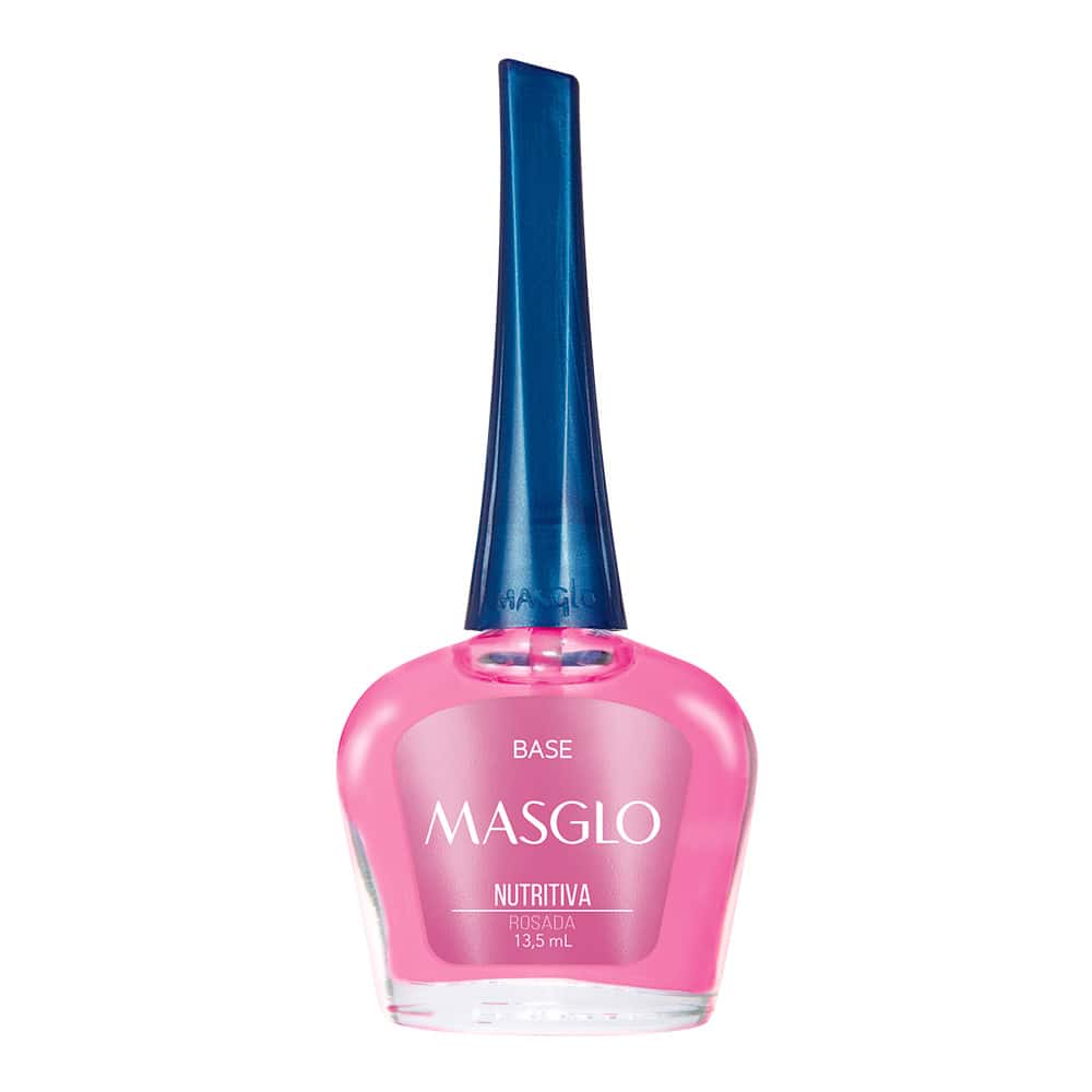 Base para uñas Masglo Nutritiva con Keratina Rosada