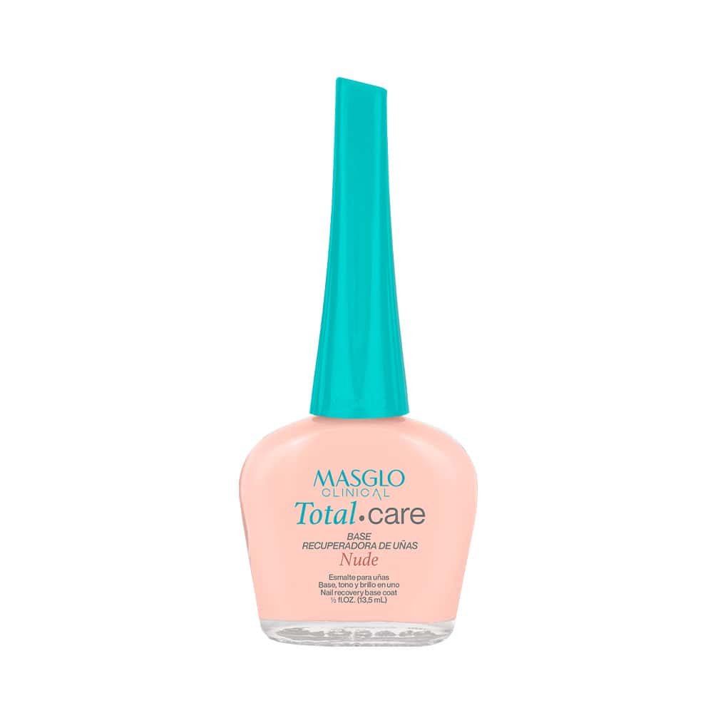Esmalte base para uñas Masglo Clinical Total Care Base Nude