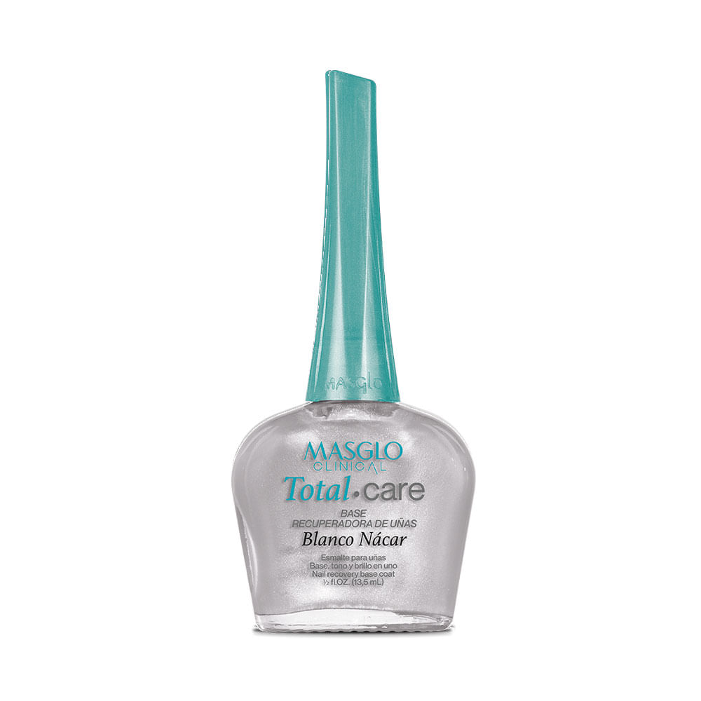 Base Recuperadora de uñas Masglo Clinical Total Care Blanco Nácar