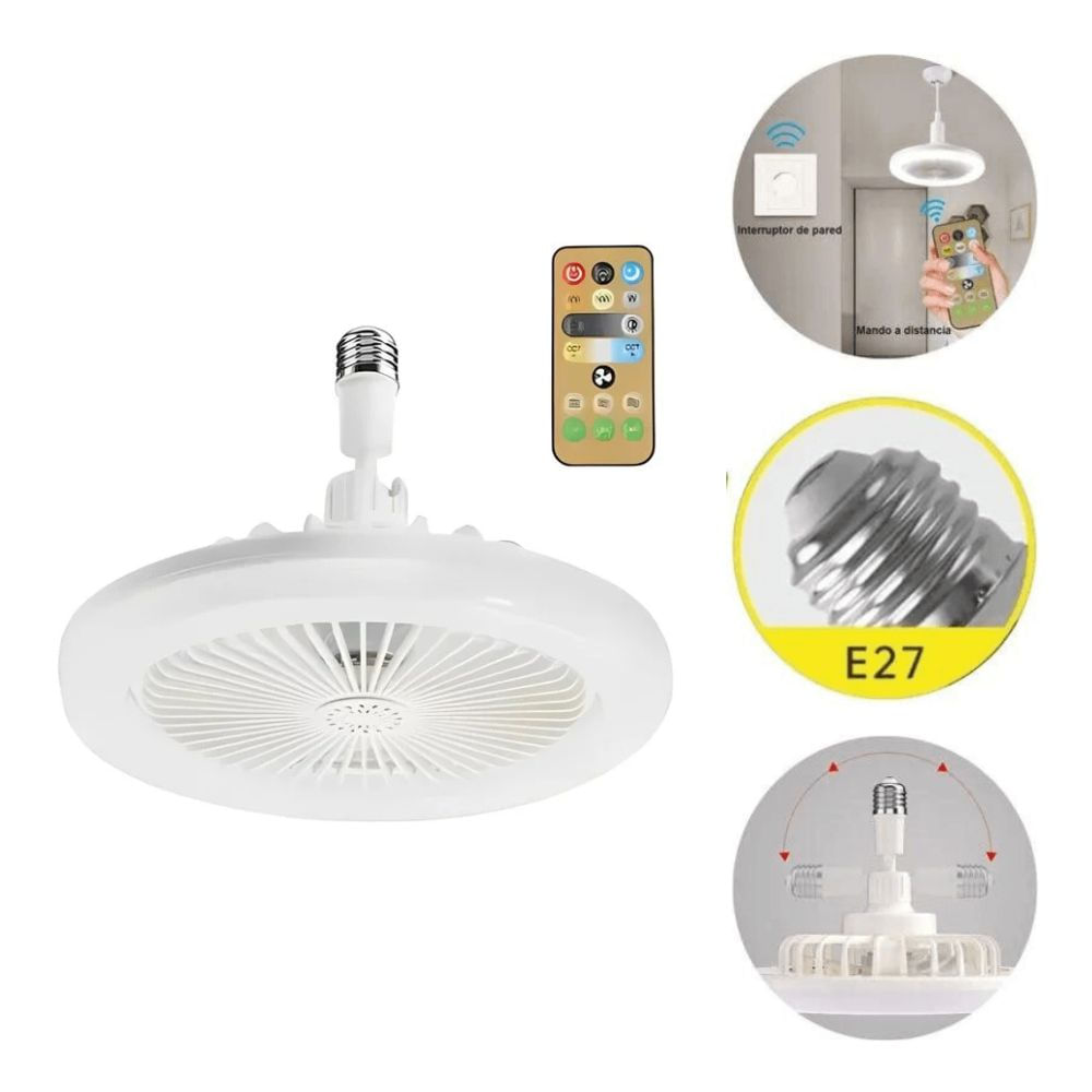 Foco Ventilador Led de Techo Inteligente