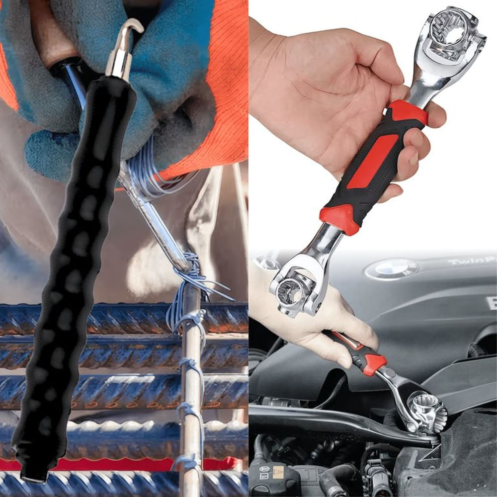 Gancho Atador de Alambre + Llave 48 en 1 Multiuso