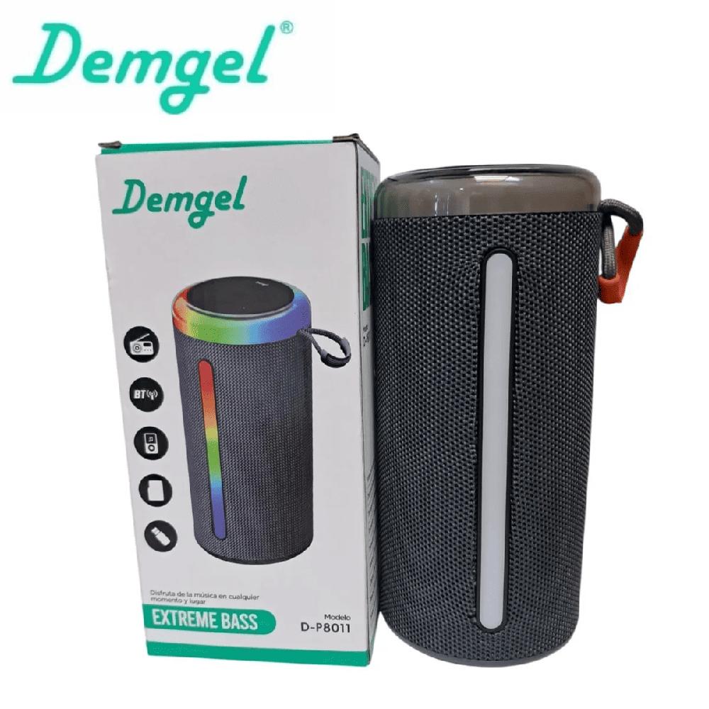 Parlante Demgel Inalambrico Extreme Bass 10 Watts Bluettooth-Micro SD-USB D-P801 Gris