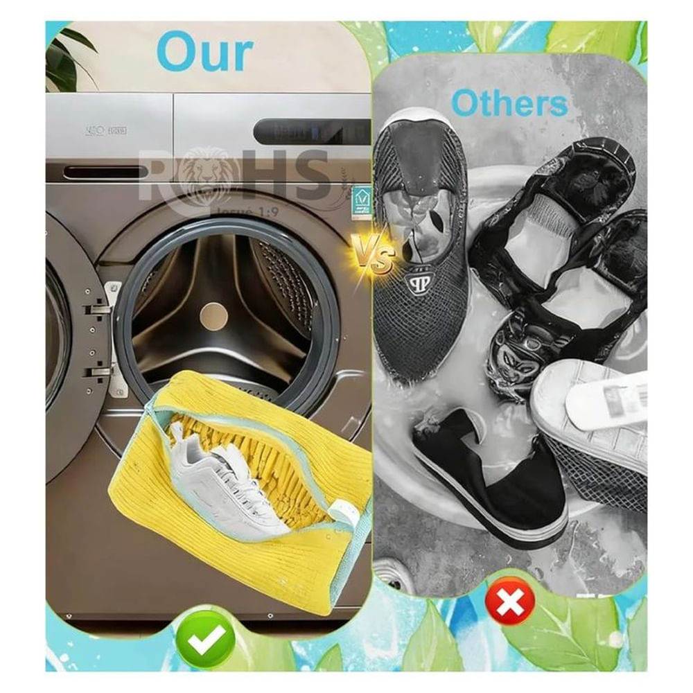 Practico Bolsa Para Lavado de Zapatillas