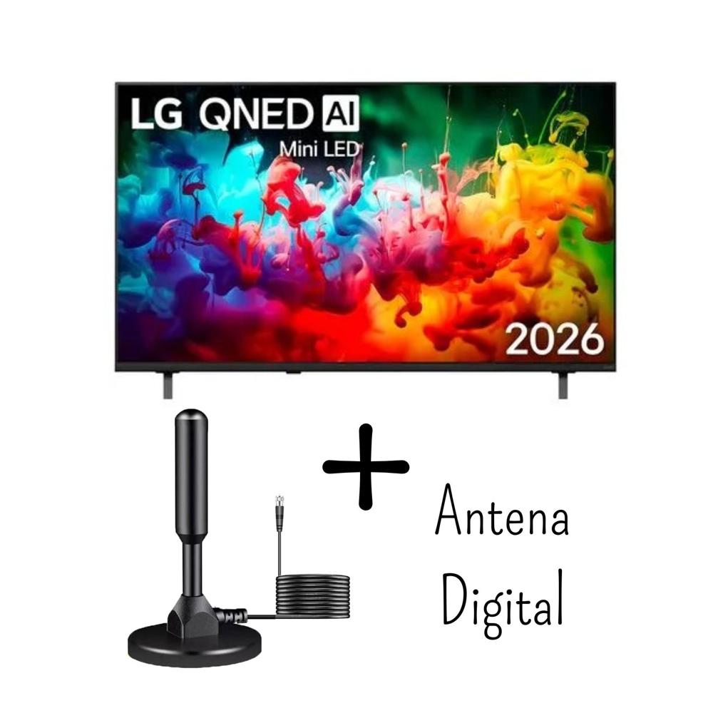 Televisor LG 55 Pulgadas QNED Mini Led UHD 4K AI WebOS 55QNED65BSA - Control Magic - Antena Digital