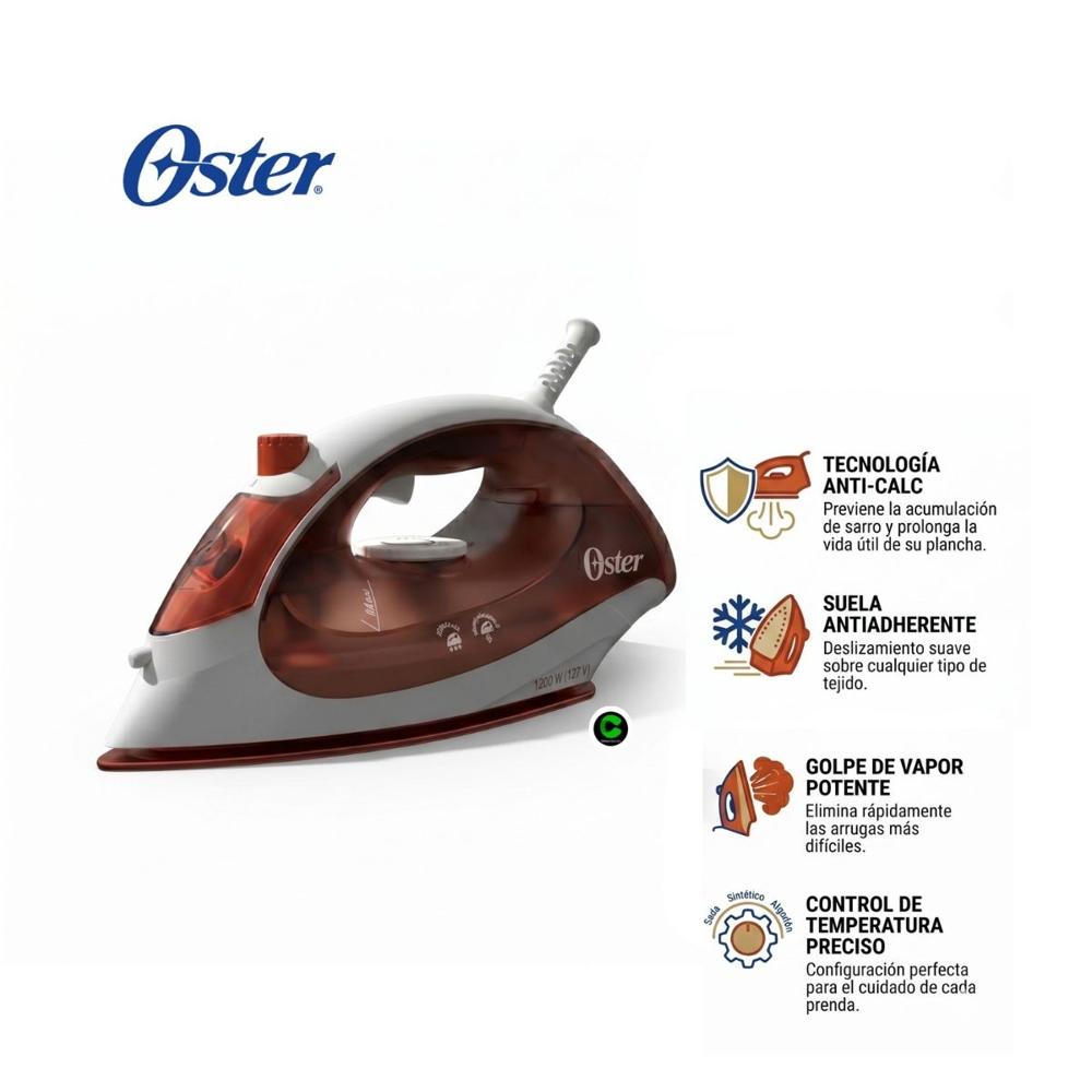 Plancha de Vapor OSTER Compacta GCSTBS5004 1400 W