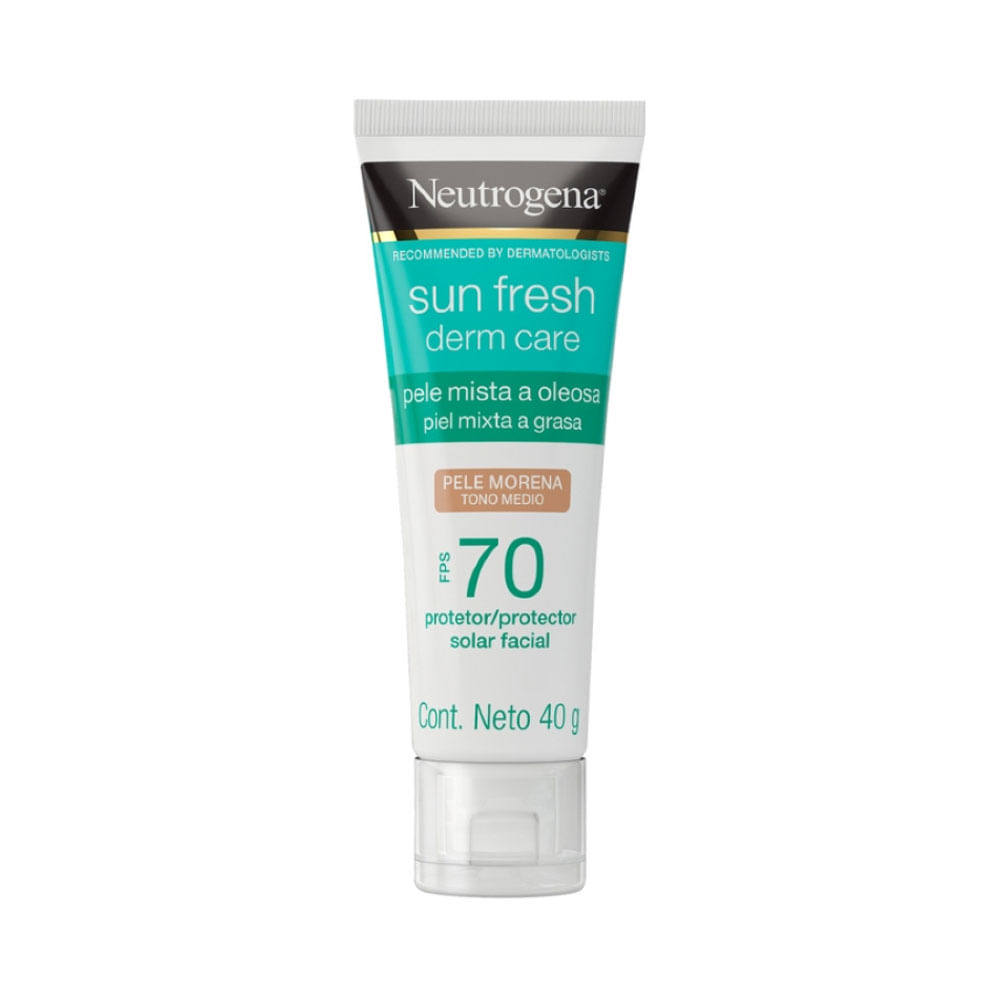 Protector Solar facial Neutrogena Sun Fresh Tono Medio FPS 70+