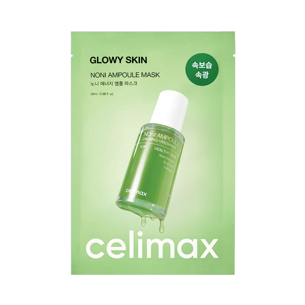 Mascarilla Celimax Glowy Skin Noni Ampoule Mask Iluminadora y Calmante 25 ml
