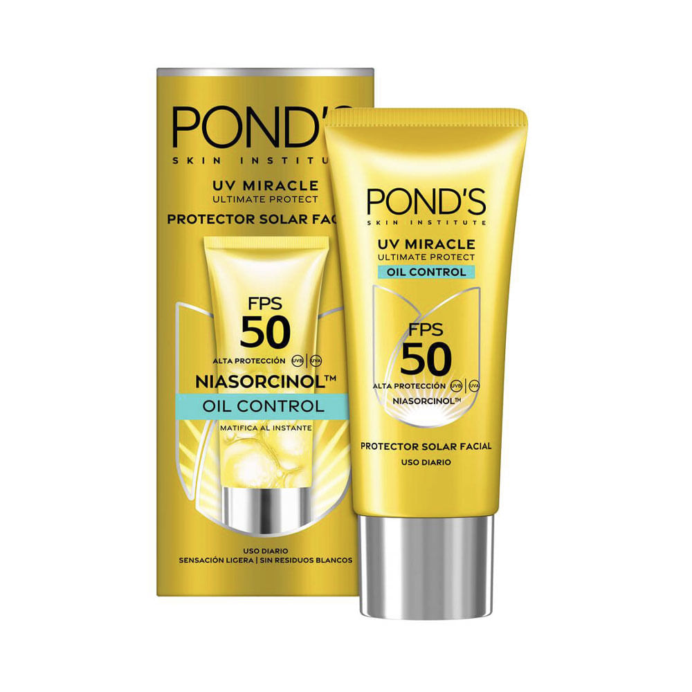 Protector Solar facial Pond's UV Miracle Oil Control FPS 50