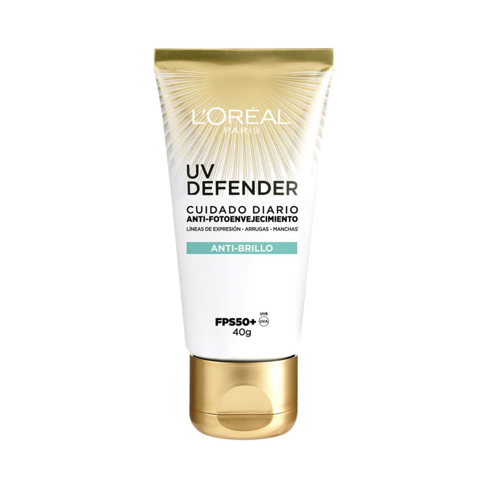 Protector Solar L'Oréal Paris UV Defender anti-brillo FPS 50+