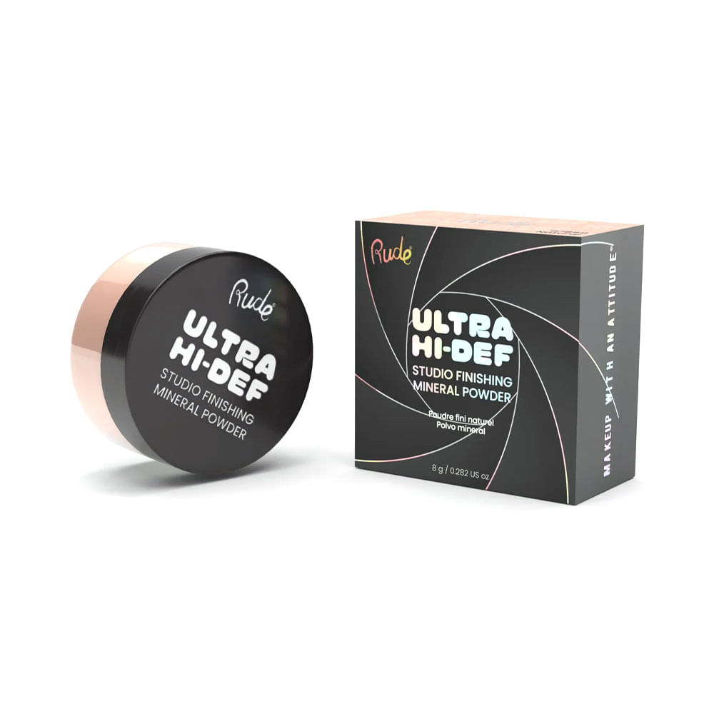 Polvo Rude Ultra High Definition Studio Finishing Mineral Powder Banana