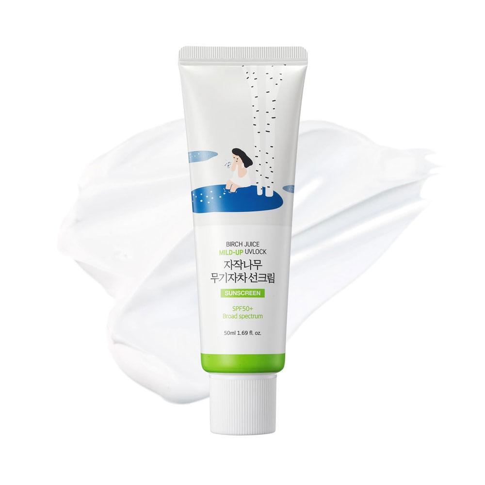 Protector Solar Round Lab Birch Juice Mild-Up UVLock Sunscreen FPS 50+ PA++++ 50 ml