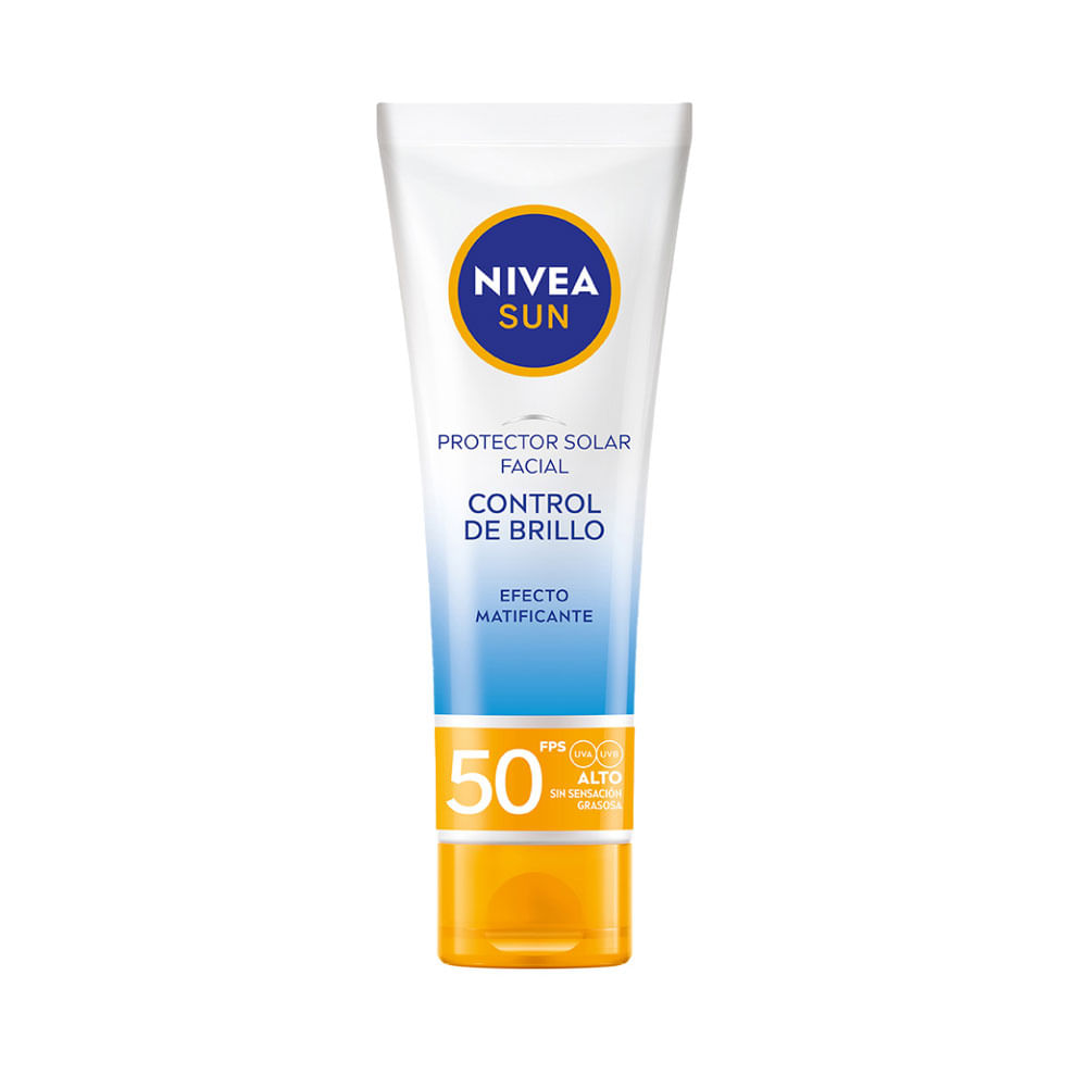 Protector Solar facial Nivea Sun UV Control Brillo efecto Mate FPS 50