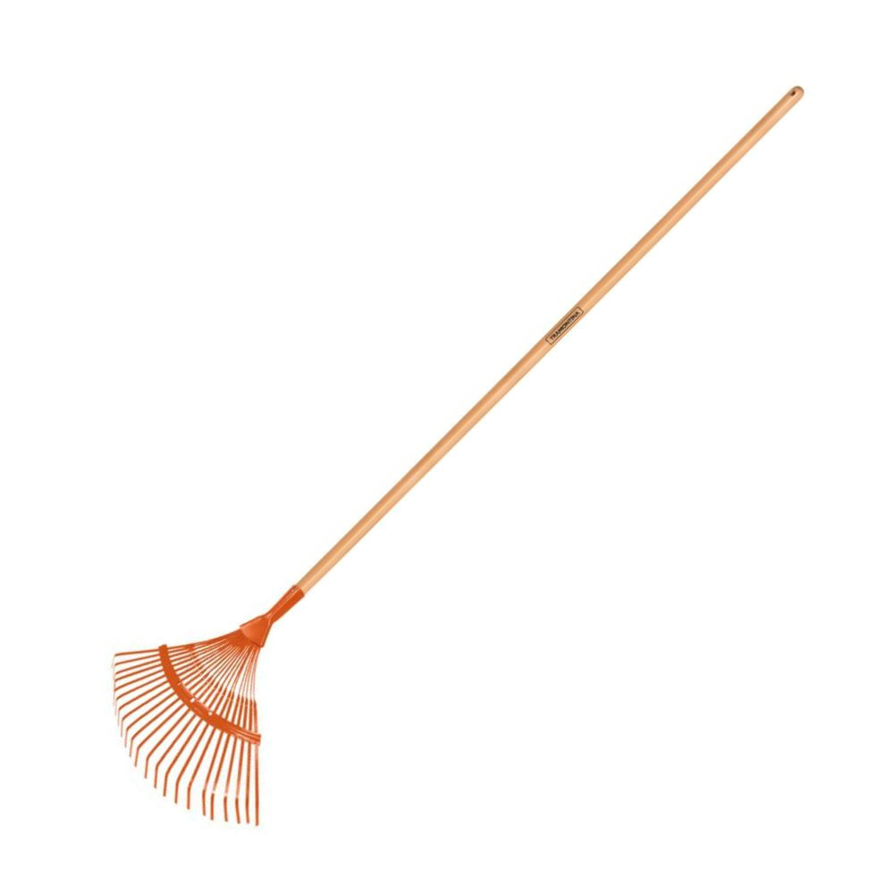 Escoba metálica con mango de madera 120cm Tramontina