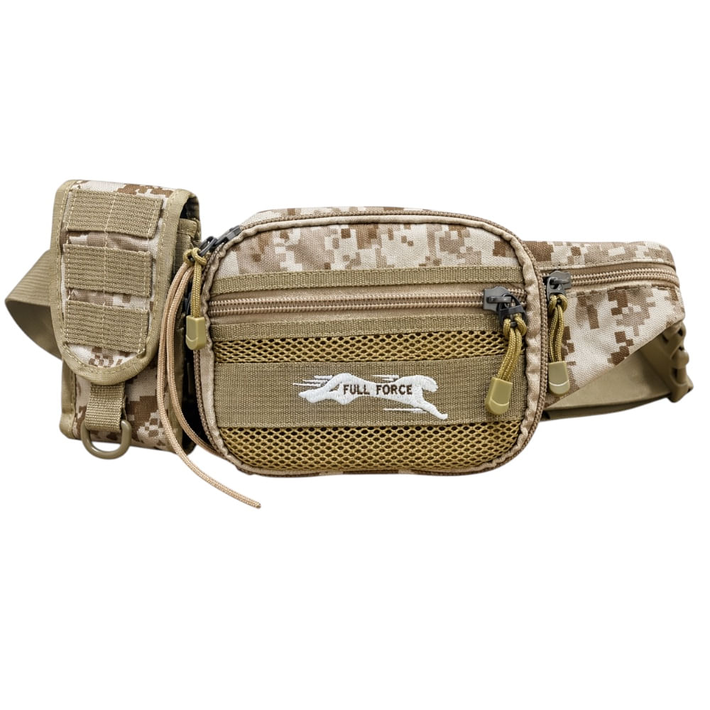 Canguro de Seguridad con Porta Celular Full Force Camuflado