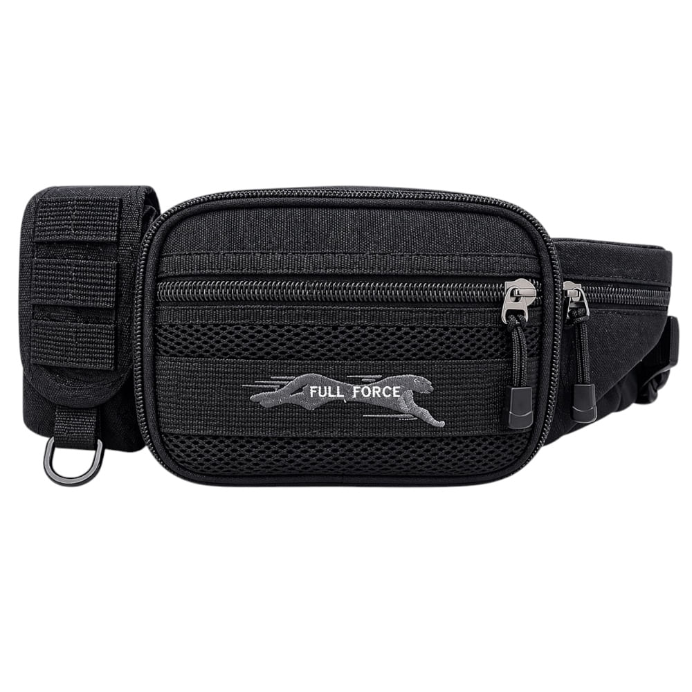 Canguro de Seguridad con Porta Celular Full Force Negro