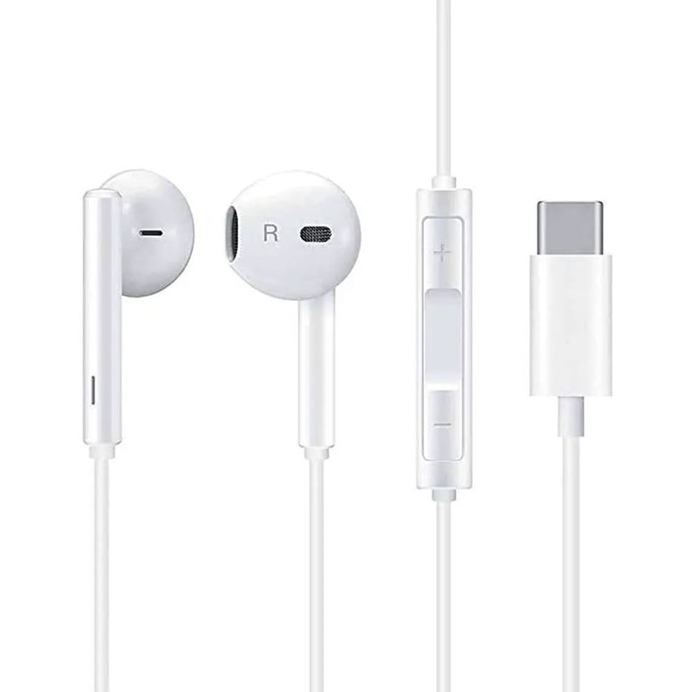 Auricular Audífonos Tipo C Manos Libres Hands Free Con Micrófono