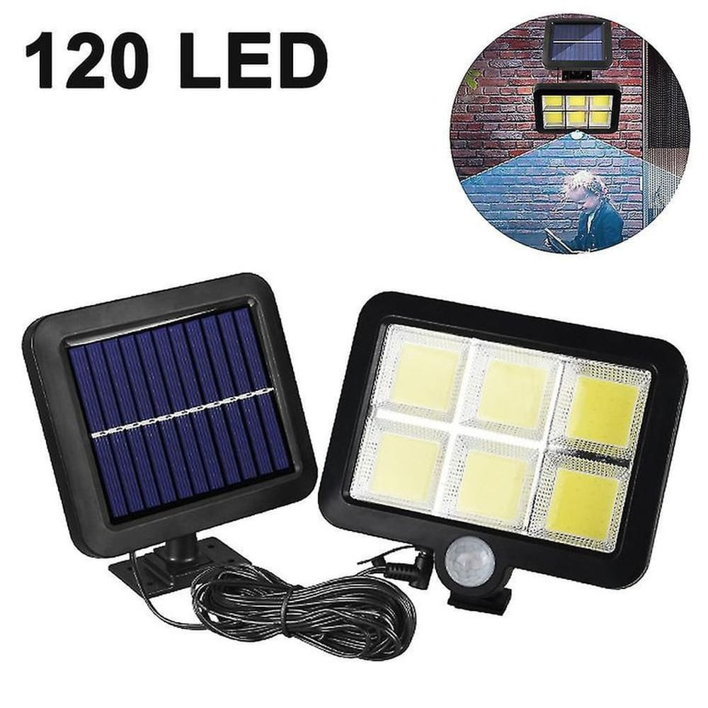 Reflector Lámpara LED Solar Recargable Plegable con Cable
