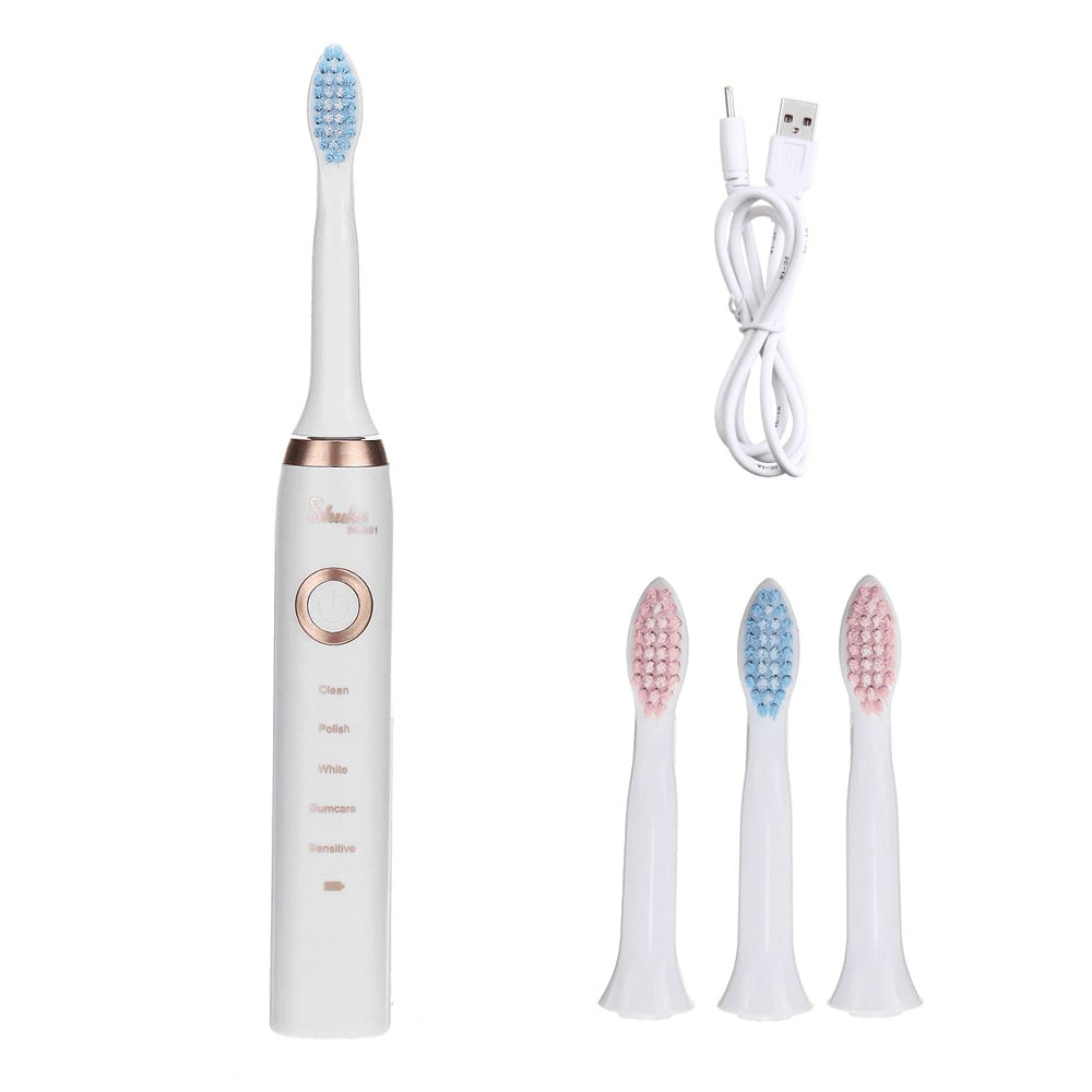 Cepillo de Dientes Eléctrico Recargable Ultrasonico
