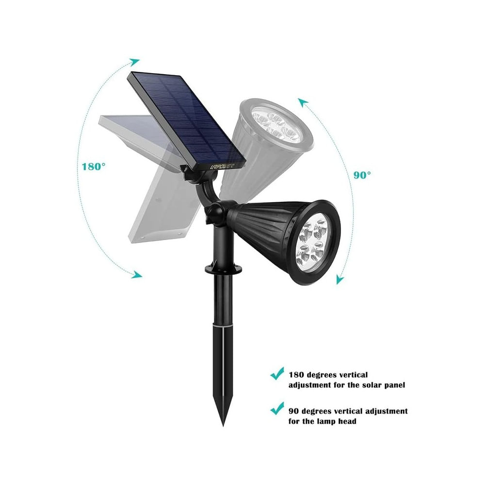 Estaca Solar LED Lampara Jardín Iluminación Decoración Exterior