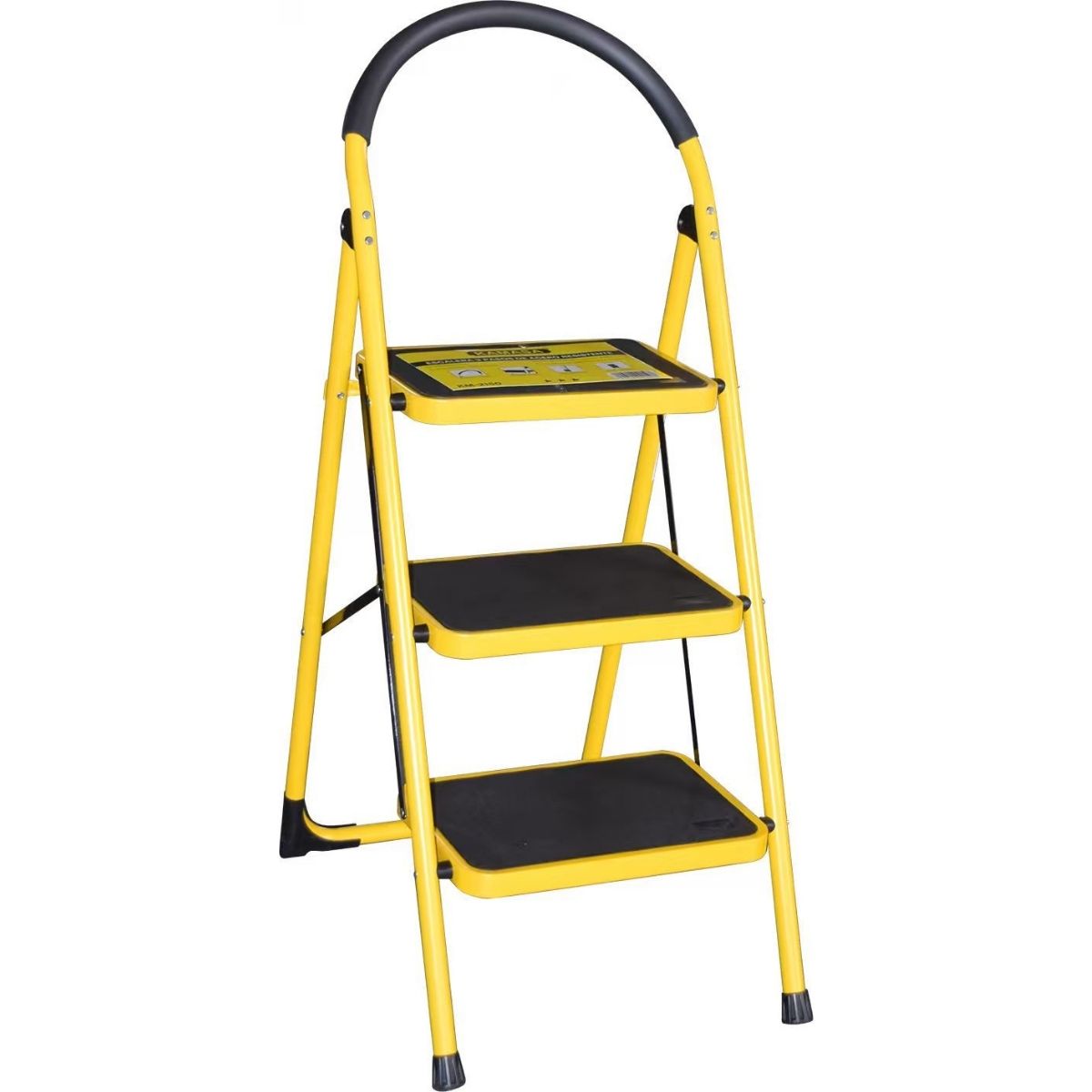 Escalera Kamasa 3 Pasos De Acero KM2150