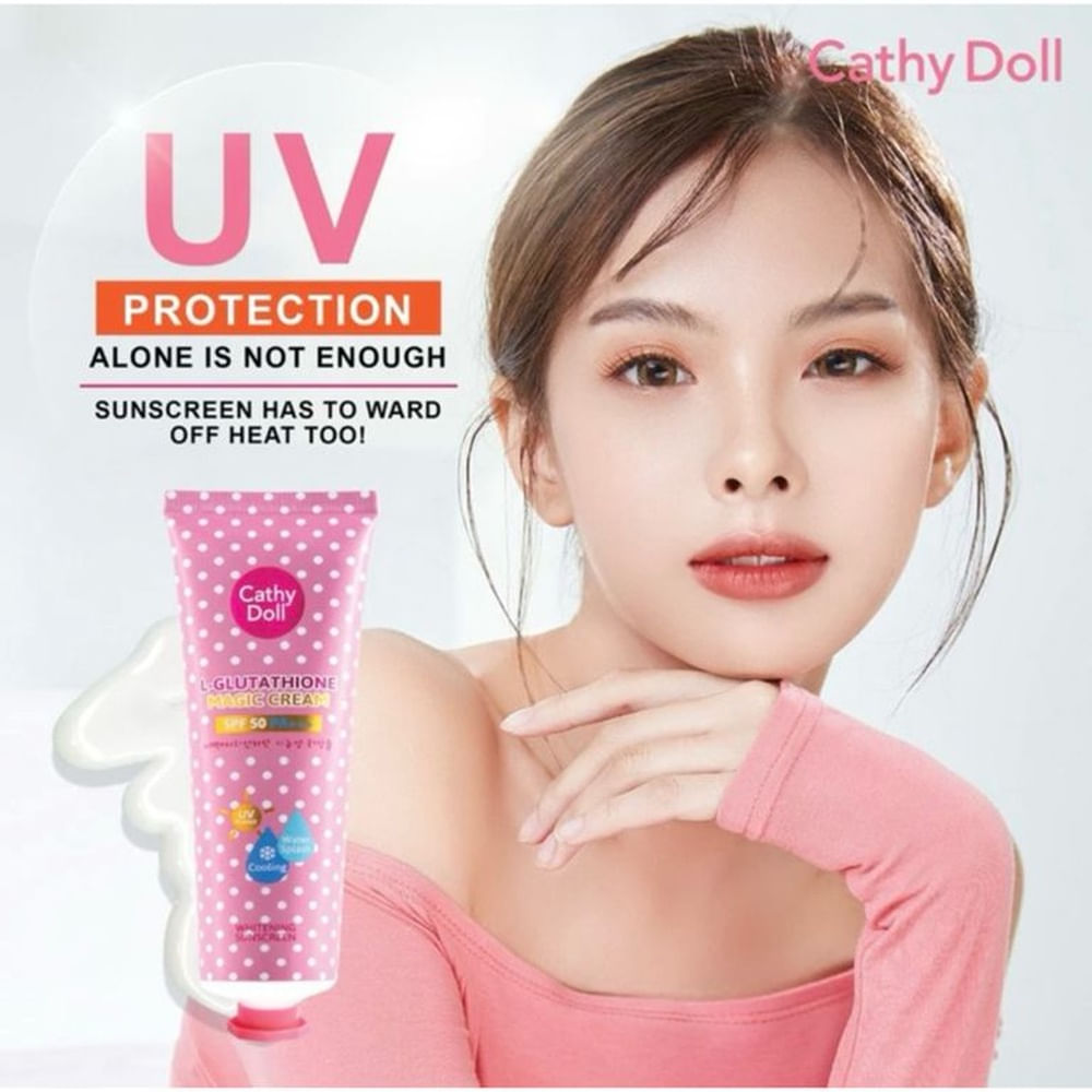 CATHY DOLL L-GLUTATHIONE MAGIC CREAM SPF50 PA+++ 60ML