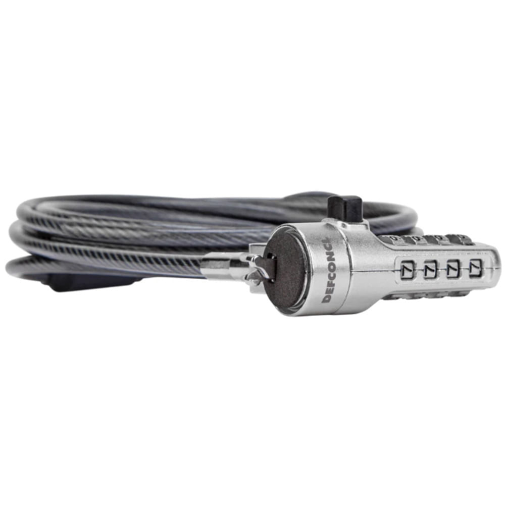 Cable de Seguridad Targus DEFCON ASP66GLX Candado Laptop Combinación Reajustable