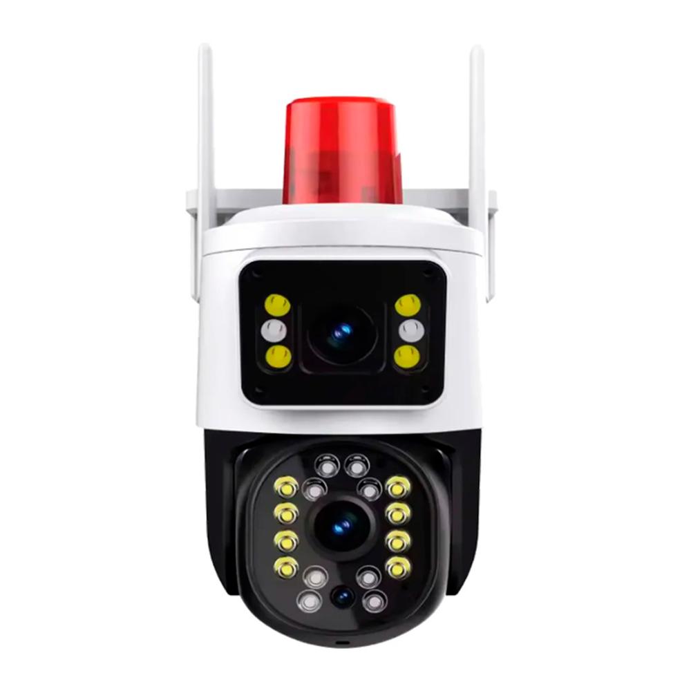 Cámara de Seguridad Doble Lente Alta Resolución 360