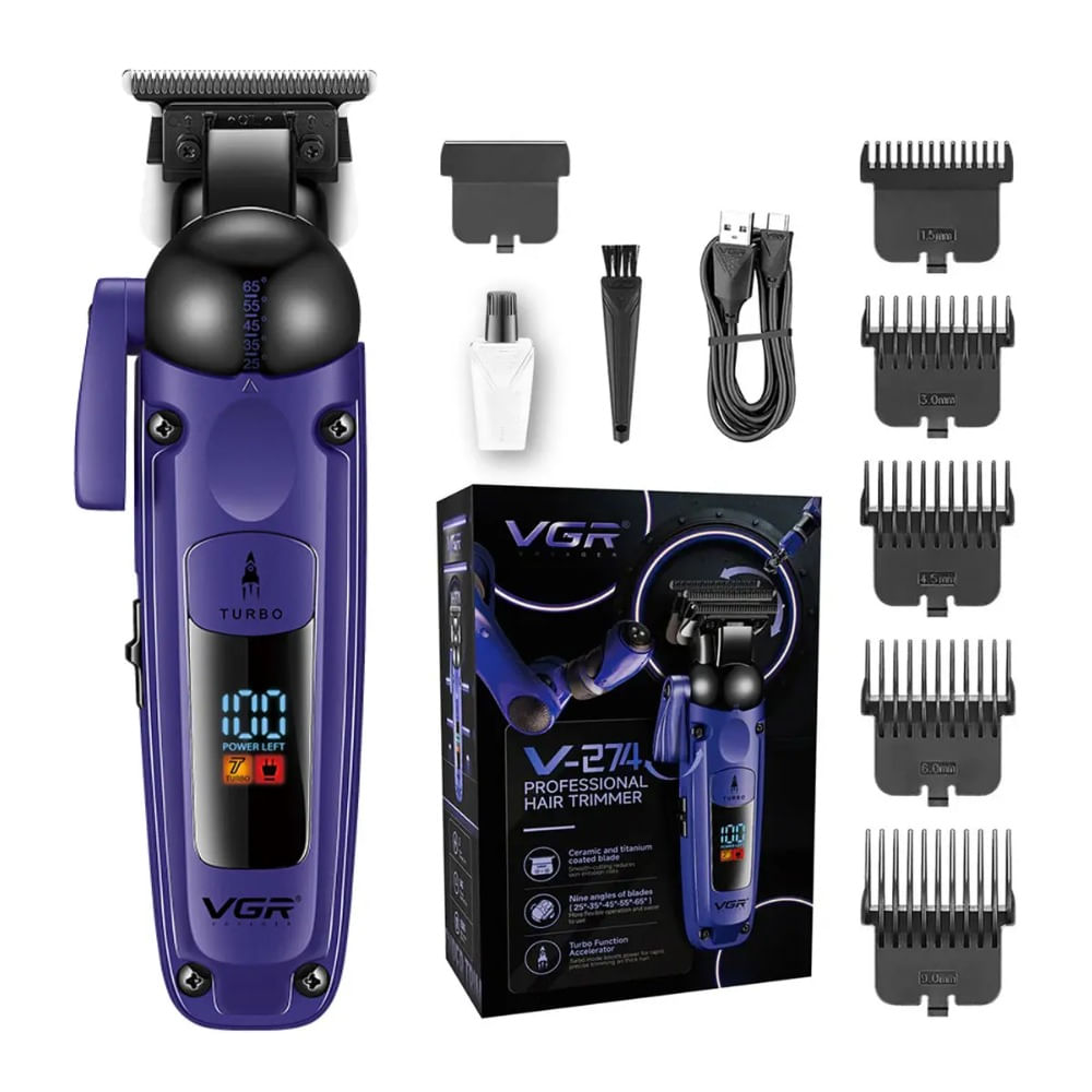 Máquina De Cortar Cabello Clipper Vgr V-274