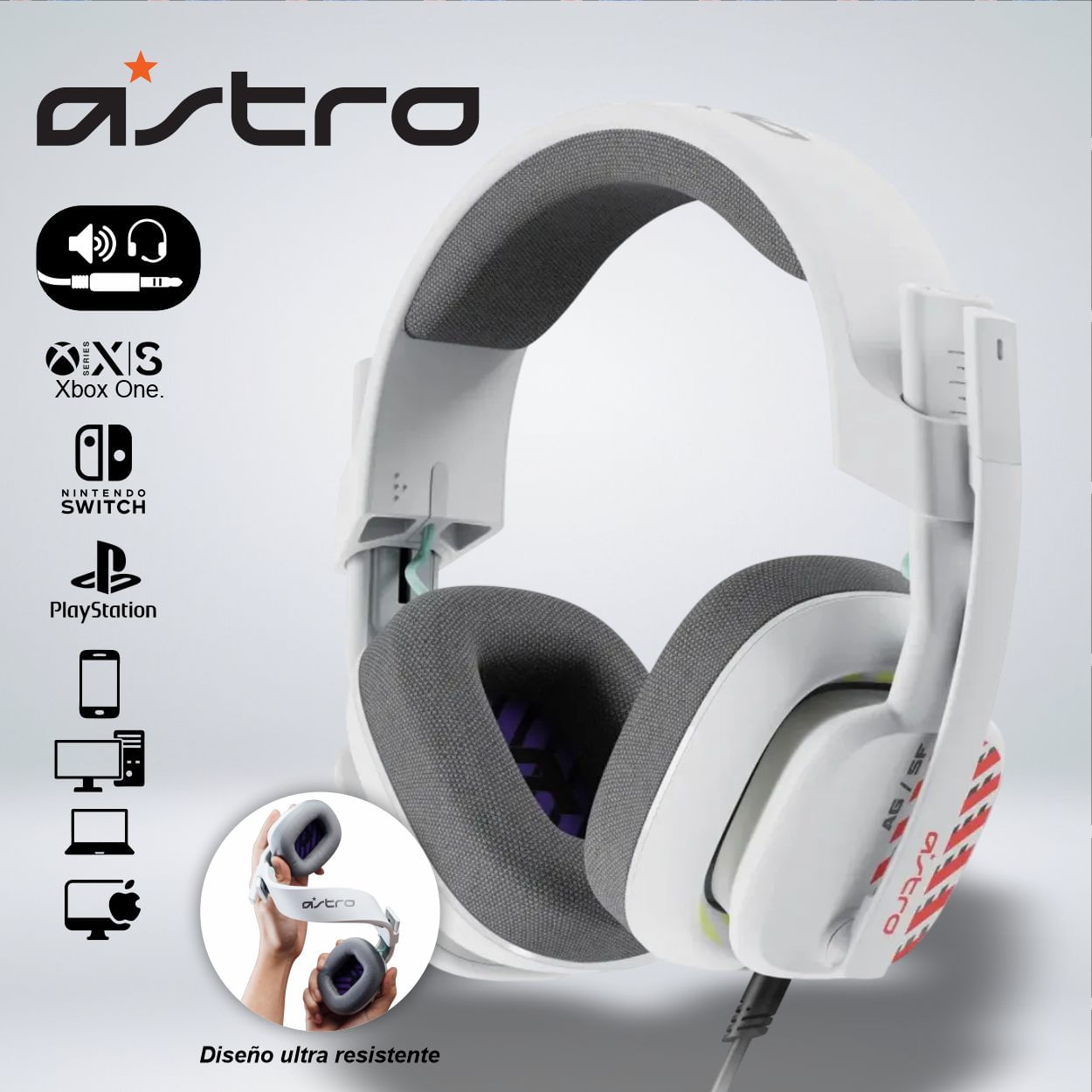 AUDIFONO GAMER ASTRO A10 G2 MULTI-PLATFORM PCMACPS5XBOXSWITCH